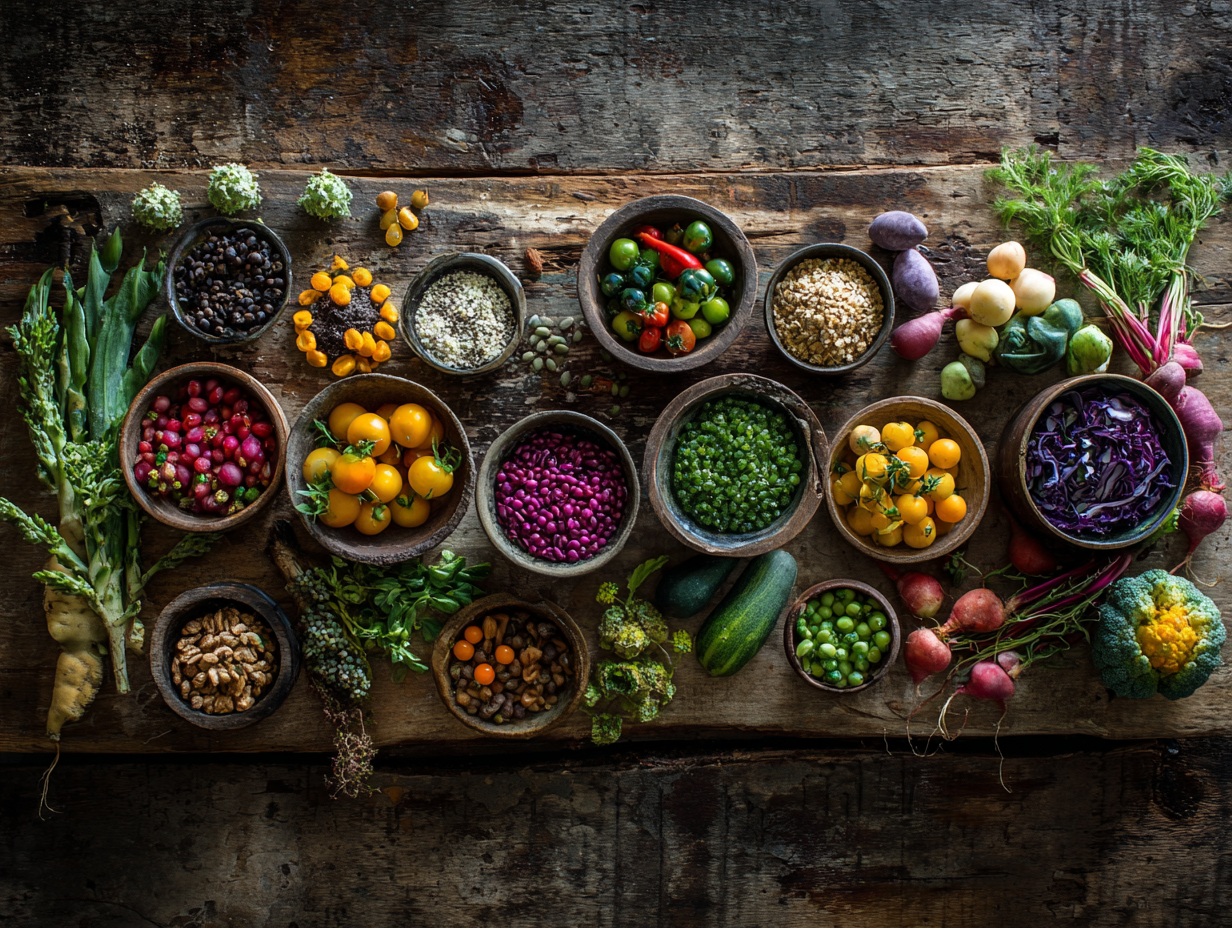 Свіжі продукти на столі